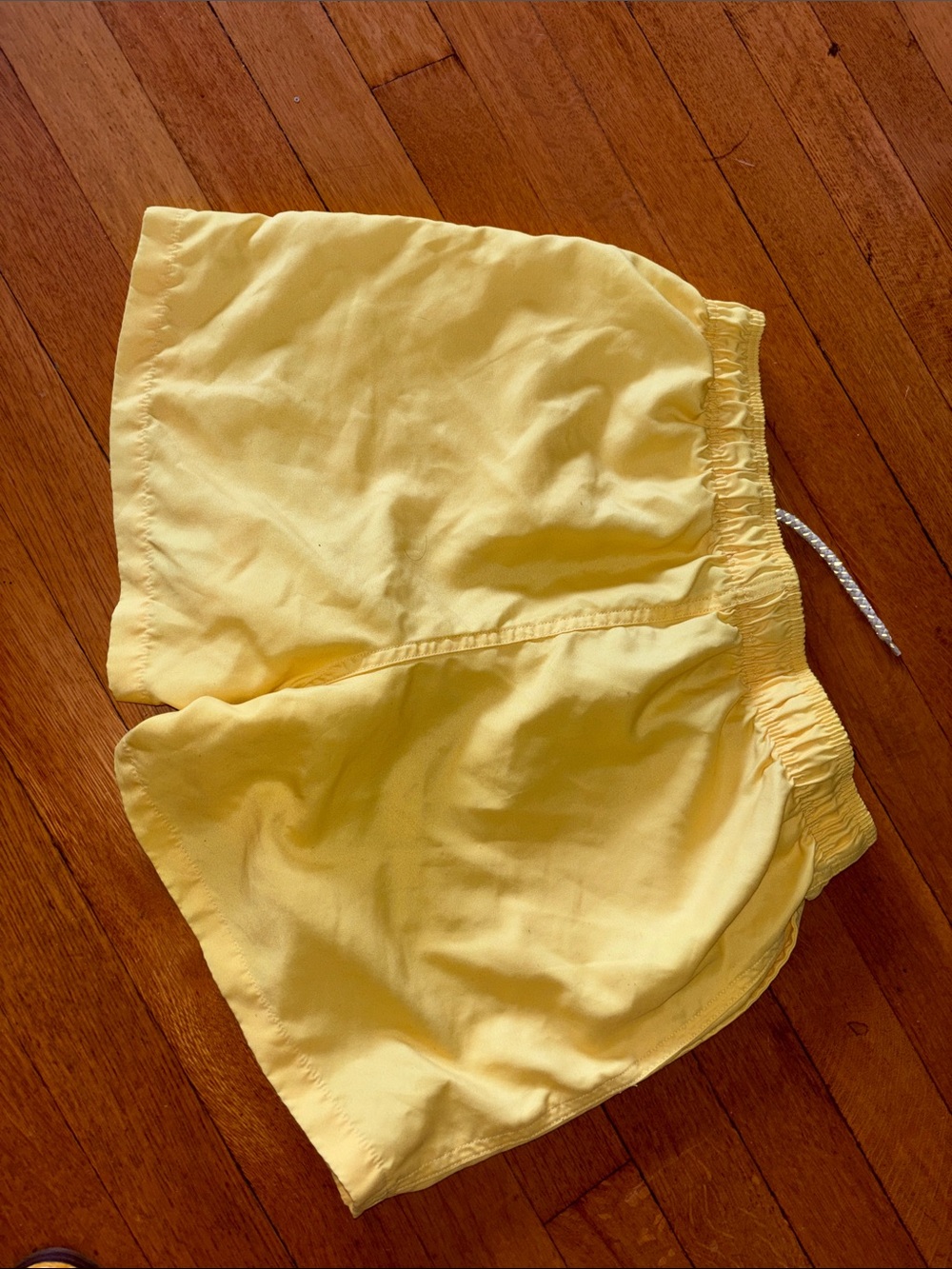 Yellow Drawstring Swim Shorts - Picture 3 of 3